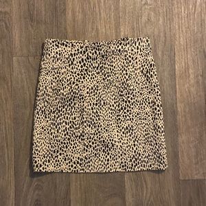 Brandy Melville leopard skirt